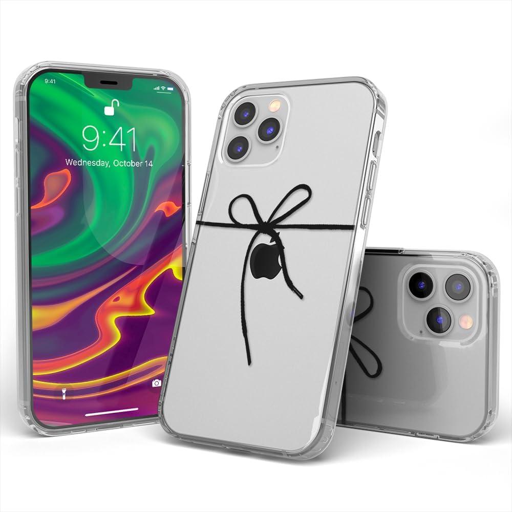 imageCasely iPhone 11 Pro Max Case  Out and About  Light Pink Floral  Classic Ultra Slim DesignKnot Over U  Clear Ribbon