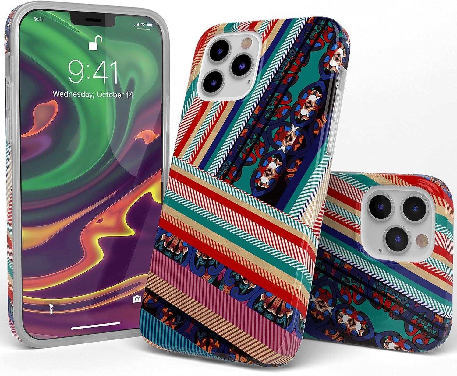 imageCasely iPhone 11 Pro Max Case  Out and About  Light Pink Floral  Classic Ultra Slim DesignLayered Patchwork