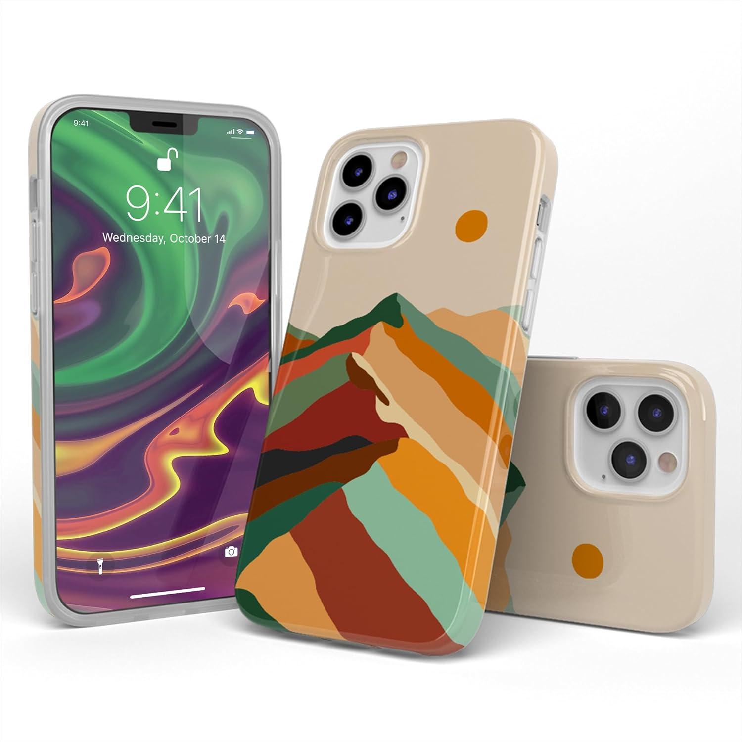 imageCasely iPhone 11 Pro Max Case  Out and About  Light Pink Floral  Classic Ultra Slim DesignMagic Mountain  Colorblock