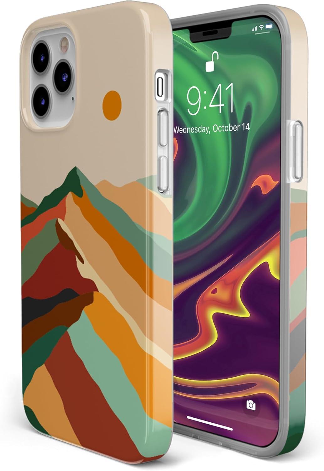 imageCasely iPhone 11 Pro Max Case  Out and About  Light Pink Floral  Classic Ultra Slim DesignMagic Mountain  Colorblock