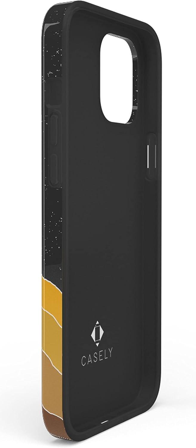 imageCasely iPhone 11 Pro Max Case  Out and About  Light Pink Floral  Classic Ultra Slim DesignNight Skies  Mountain Starlight