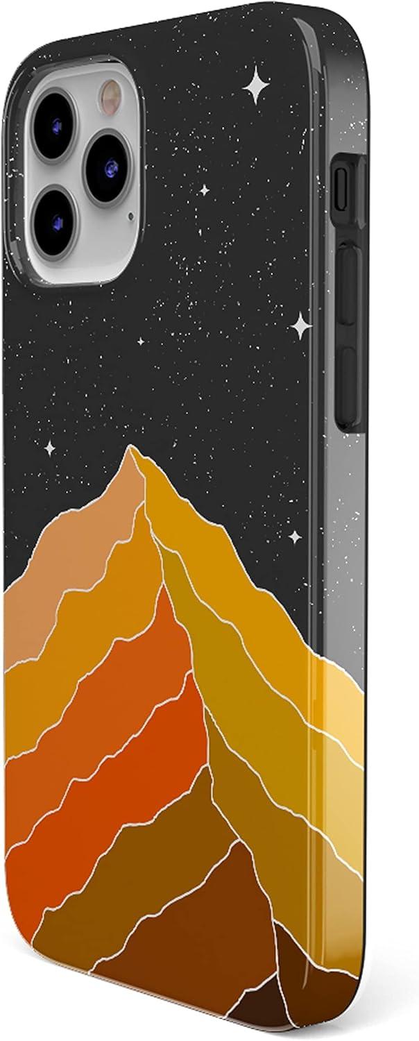 imageCasely iPhone 11 Pro Max Case  Out and About  Light Pink Floral  Classic Ultra Slim DesignNight Skies  Mountain Starlight