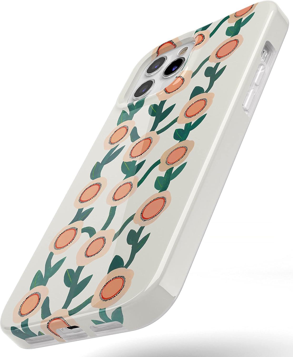 imageCasely iPhone 11 Pro Max Case  Out and About  Light Pink Floral  Classic Ultra Slim DesignOff the Vine  Floral