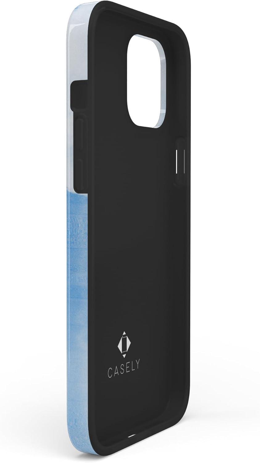 imageCasely iPhone 11 Pro Max Case  Out and About  Light Pink Floral  Classic Ultra Slim DesignOn Cloud Nine  Glitch Smiley Face