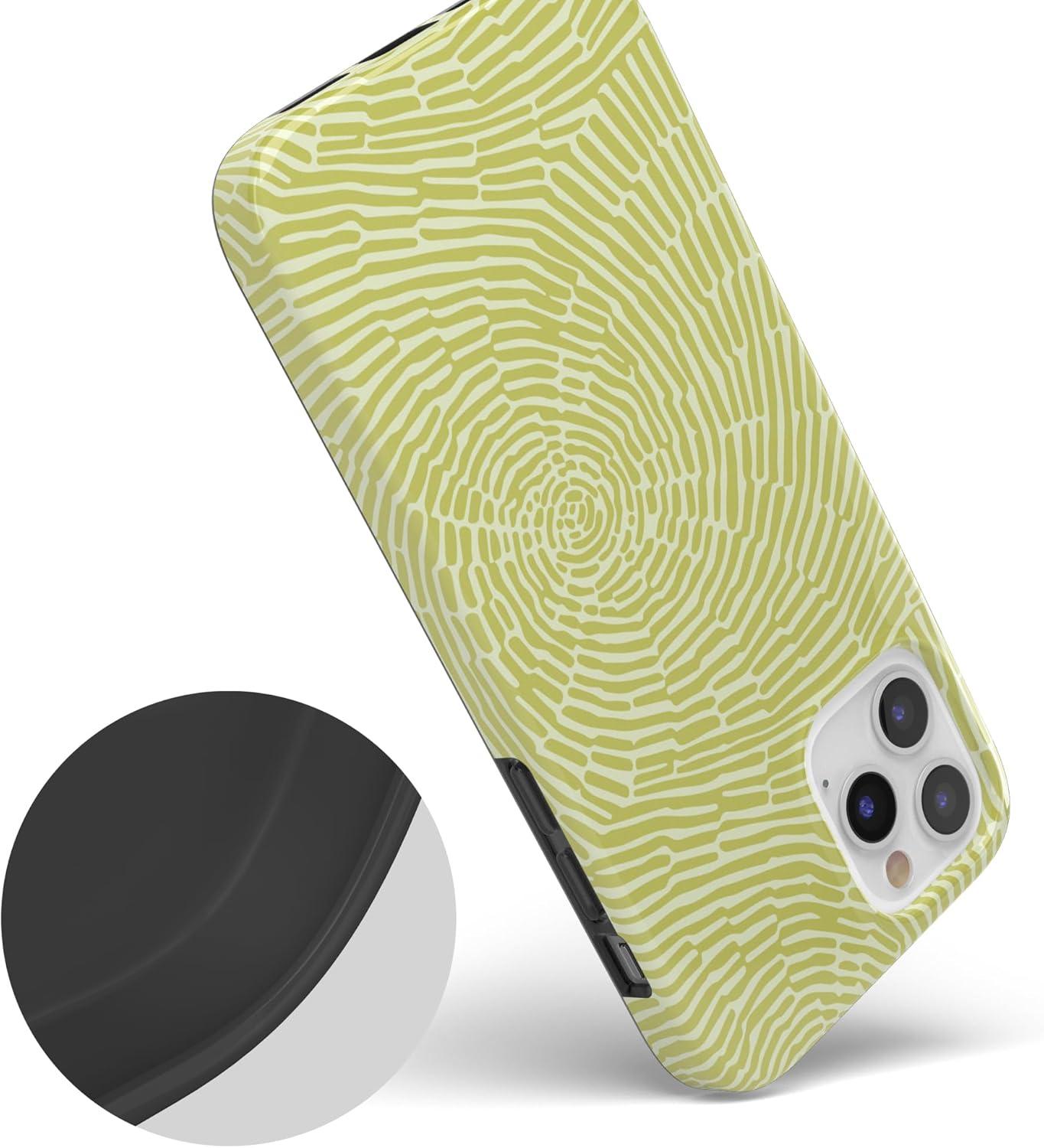 imageCasely iPhone 11 Pro Max Case  Out and About  Light Pink Floral  Classic Ultra Slim DesignSwirl Away  Tea Green Geometric