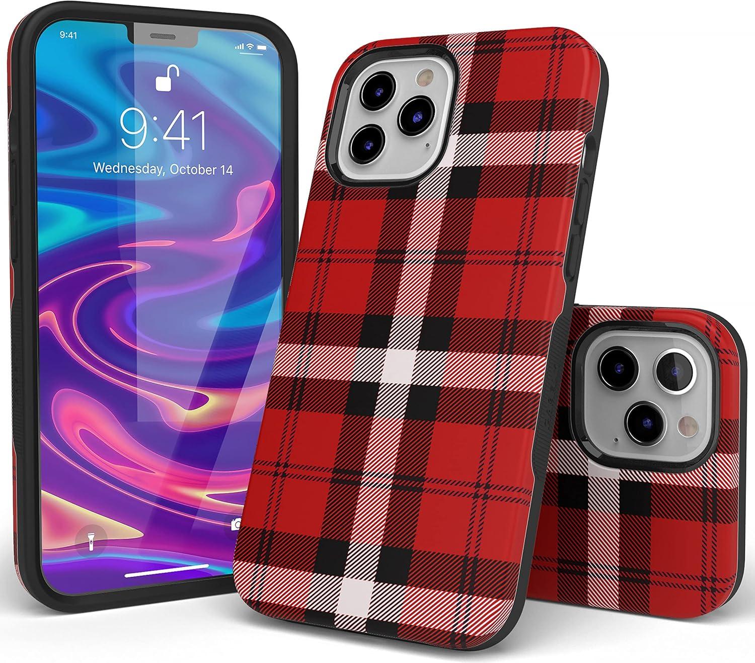 imageCasely iPhone 11 Pro Max Case  Outside The Lines  Crayola Marker CaseAs if Red Plaid