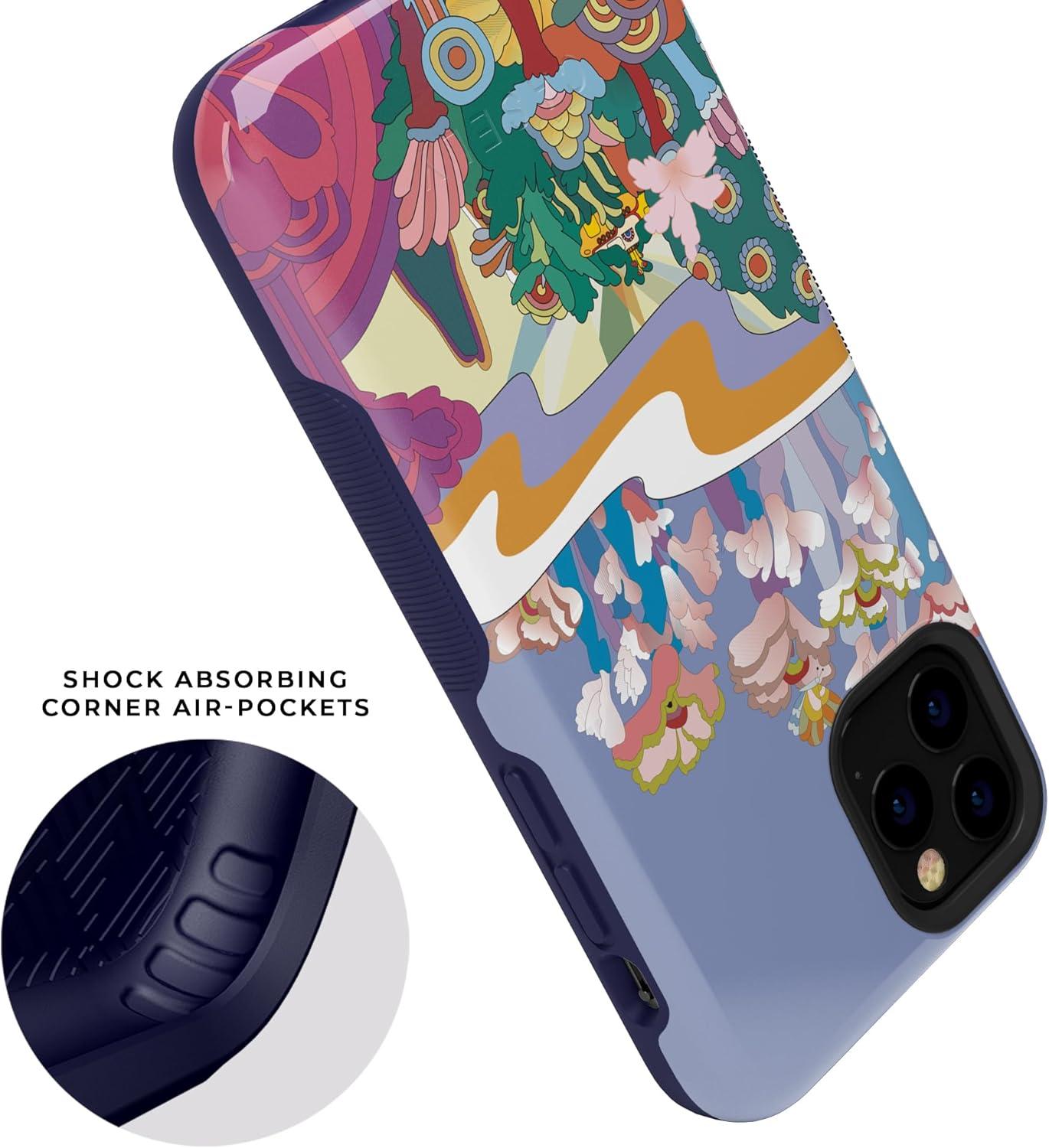 imageCasely iPhone 11 Pro Max Case  Outside The Lines  Crayola Marker CaseBeatles  Beneath the Waves  Yellow Submarine