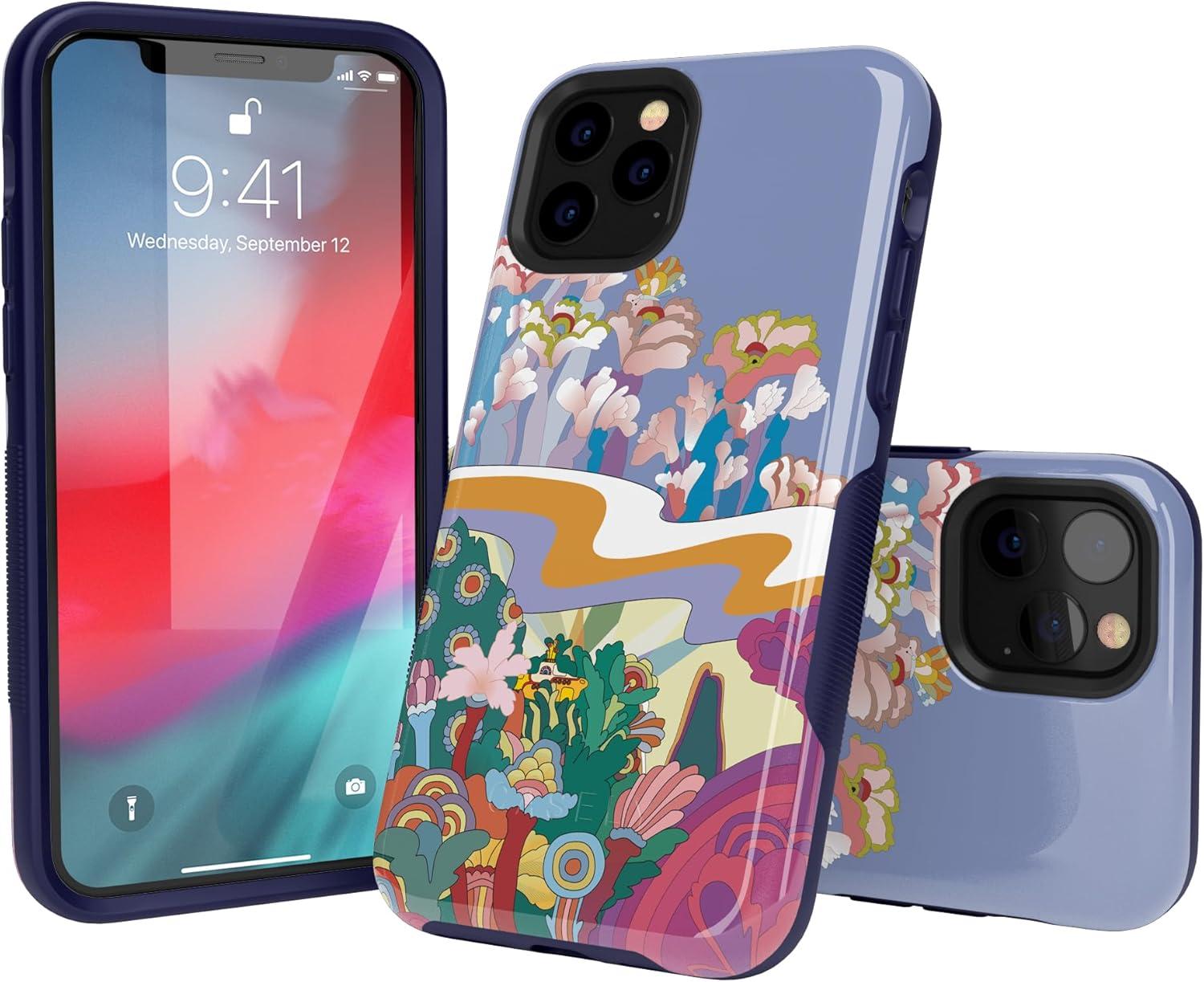 imageCasely iPhone 11 Pro Max Case  Outside The Lines  Crayola Marker CaseBeatles  Beneath the Waves  Yellow Submarine