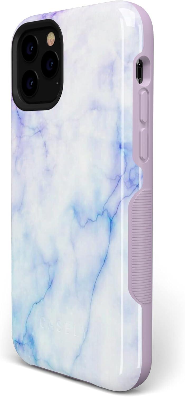 imageCasely iPhone 11 Pro Max Case  Outside The Lines  Crayola Marker CaseBlue  Purple Cotton Candy Marble