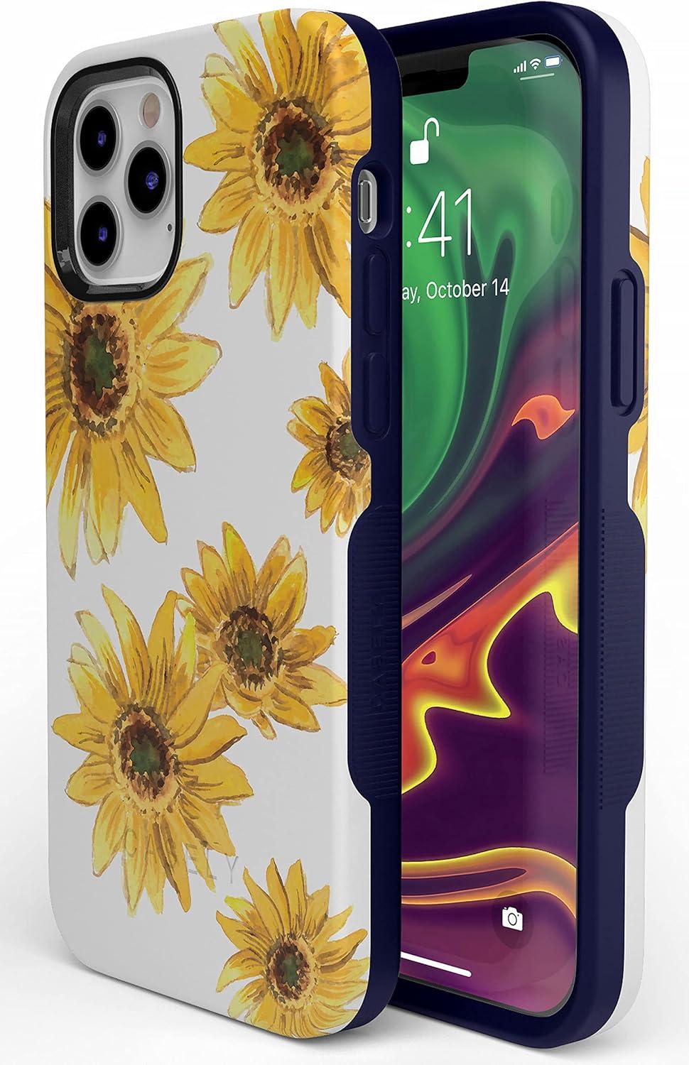 imageCasely iPhone 11 Pro Max Case  Outside The Lines  Crayola Marker CaseBright Yellow Sunflowers Floral
