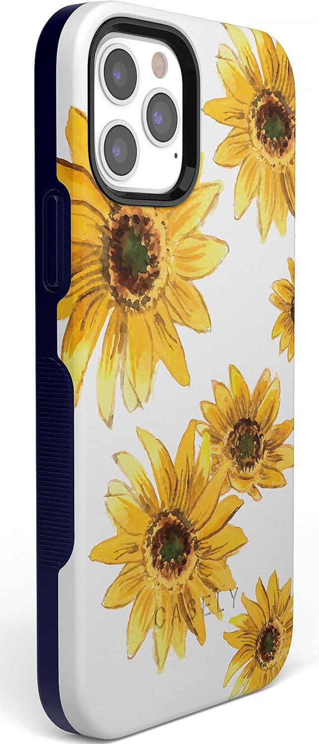 imageCasely iPhone 11 Pro Max Case  Outside The Lines  Crayola Marker CaseBright Yellow Sunflowers Floral