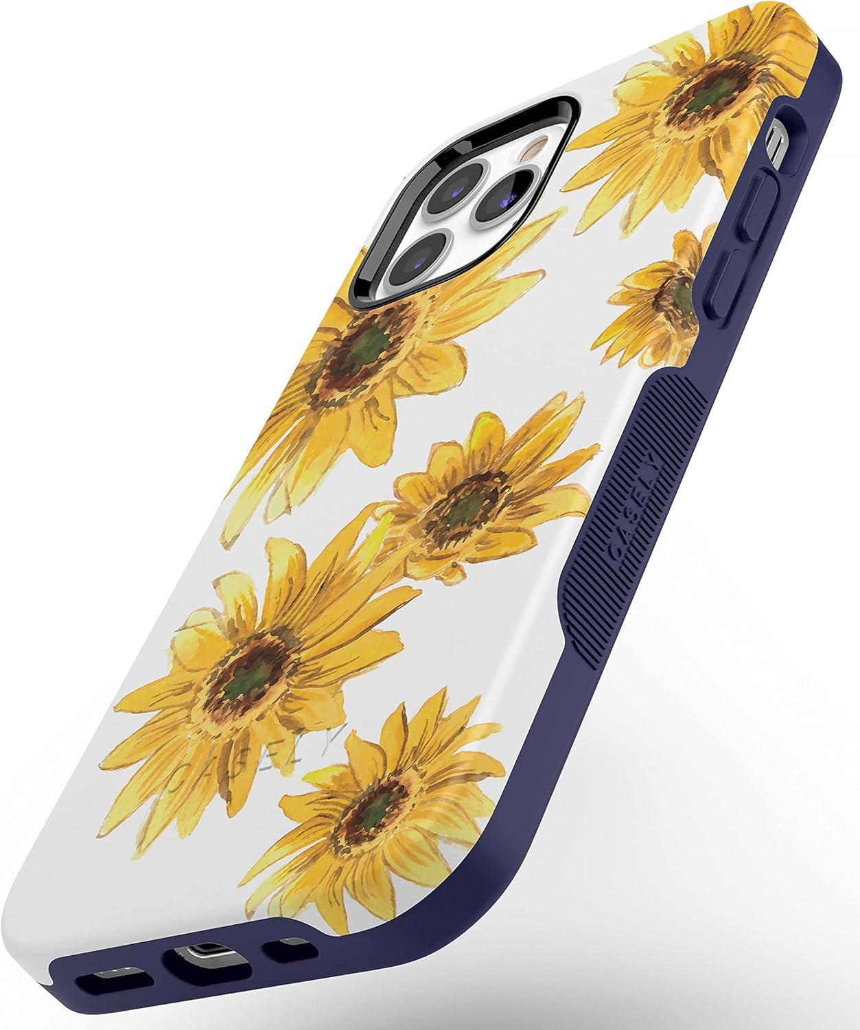 imageCasely iPhone 11 Pro Max Case  Outside The Lines  Crayola Marker CaseBright Yellow Sunflowers Floral