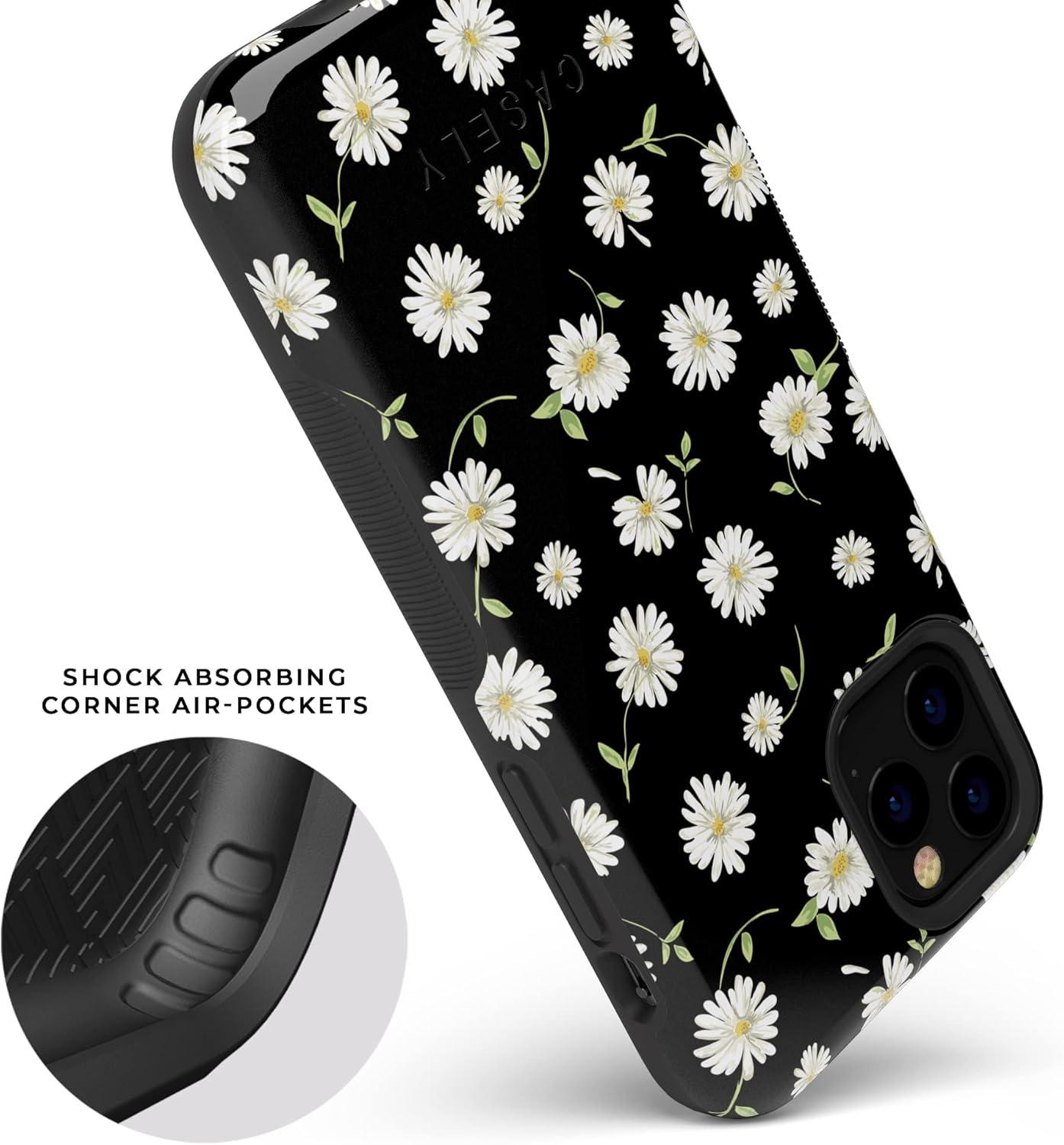 imageCasely iPhone 11 Pro Max Case  Outside The Lines  Crayola Marker CaseDaisy Daydream Black Floral