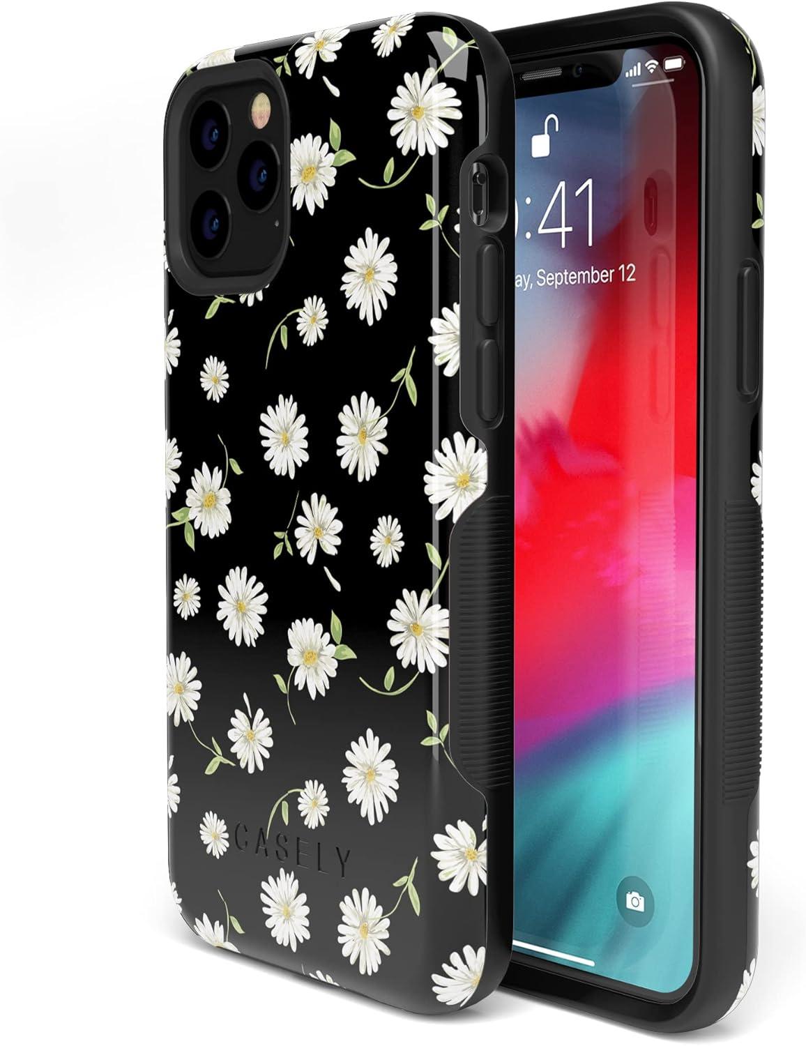 imageCasely iPhone 11 Pro Max Case  Outside The Lines  Crayola Marker CaseDaisy Daydream Black Floral