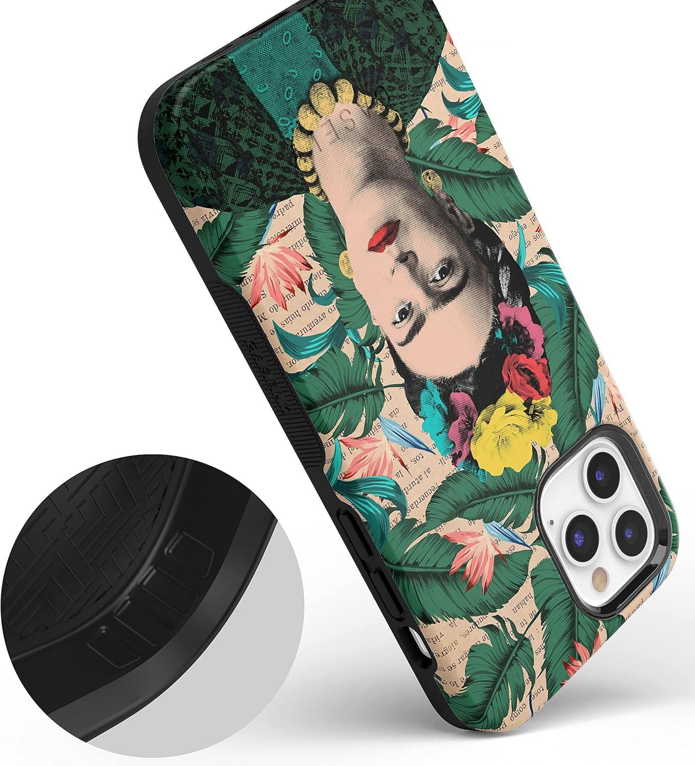 imageCasely iPhone 11 Pro Max Case  Outside The Lines  Crayola Marker CaseFrida Kahlo  Find Your Muse  Portrait Floral