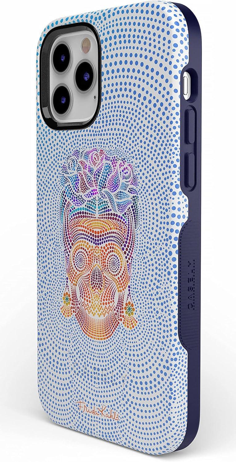 imageCasely iPhone 11 Pro Max Case  Outside The Lines  Crayola Marker CaseFrida Kahlo  Vida y Muerte  Dotted Skull
