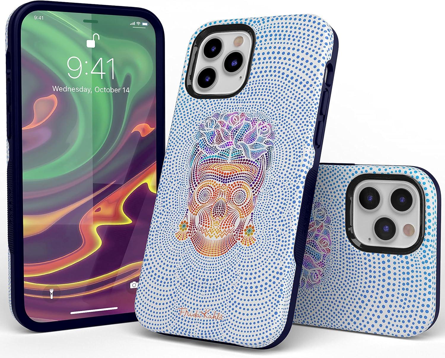 imageCasely iPhone 11 Pro Max Case  Outside The Lines  Crayola Marker CaseFrida Kahlo  Vida y Muerte  Dotted Skull