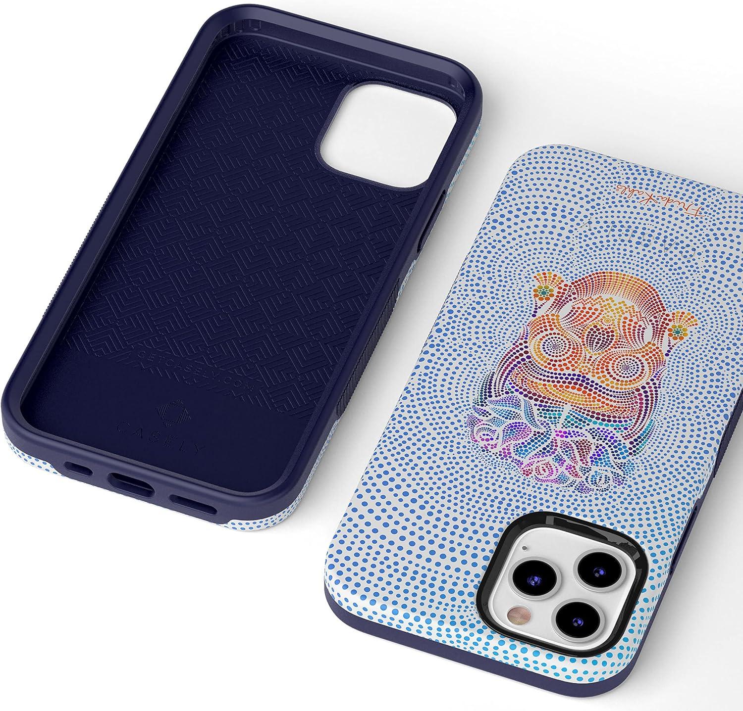 imageCasely iPhone 11 Pro Max Case  Outside The Lines  Crayola Marker CaseFrida Kahlo  Vida y Muerte  Dotted Skull