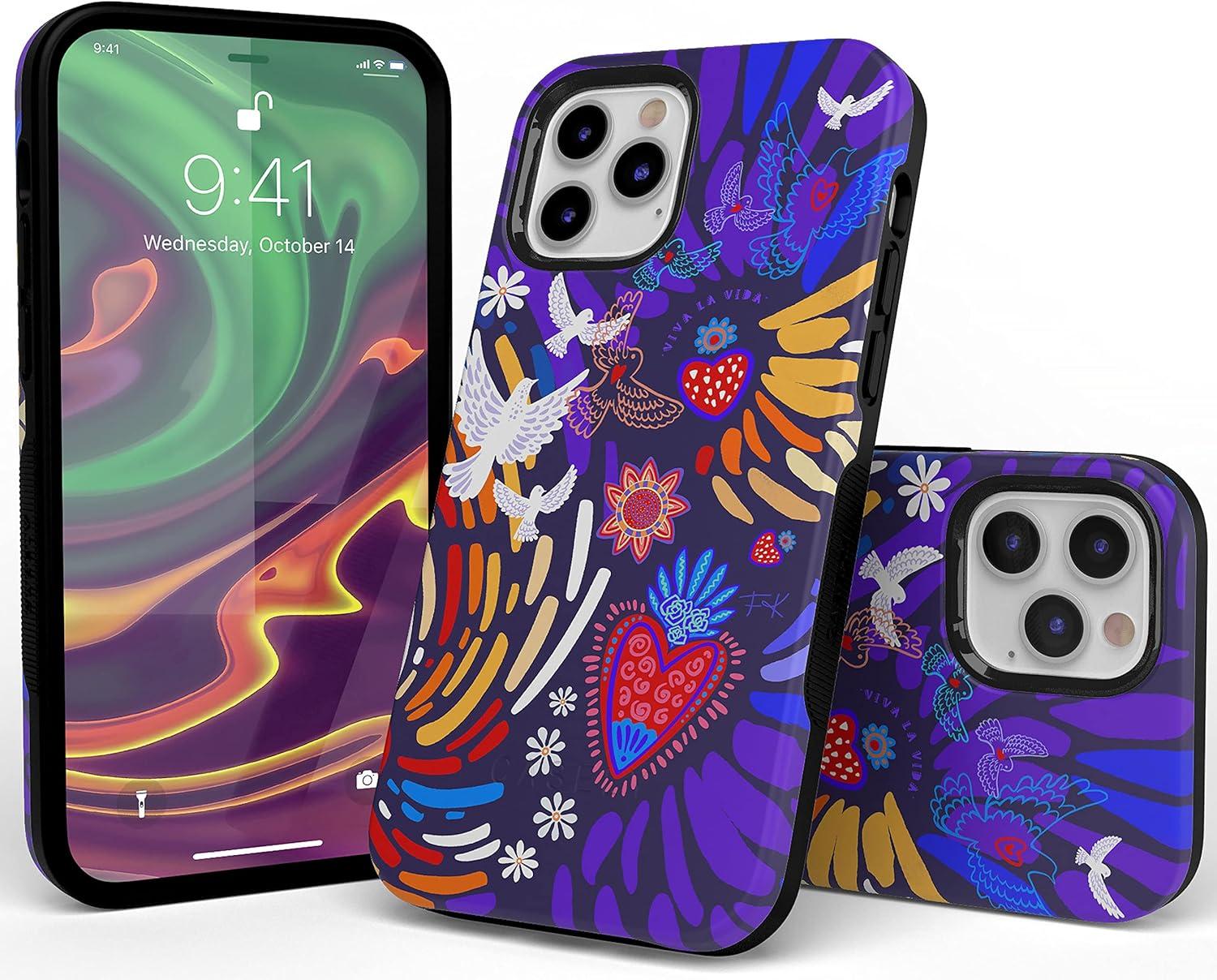 imageCasely iPhone 11 Pro Max Case  Outside The Lines  Crayola Marker CaseFrida Kahlo  Viva La Vida  Floral Collage