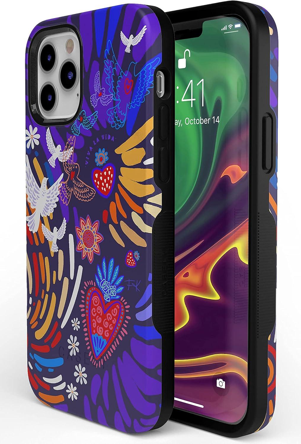imageCasely iPhone 11 Pro Max Case  Outside The Lines  Crayola Marker CaseFrida Kahlo  Viva La Vida  Floral Collage