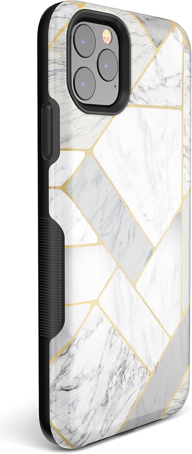 imageCasely iPhone 11 Pro Max Case  Outside The Lines  Crayola Marker CaseGeo White and Gold Marble