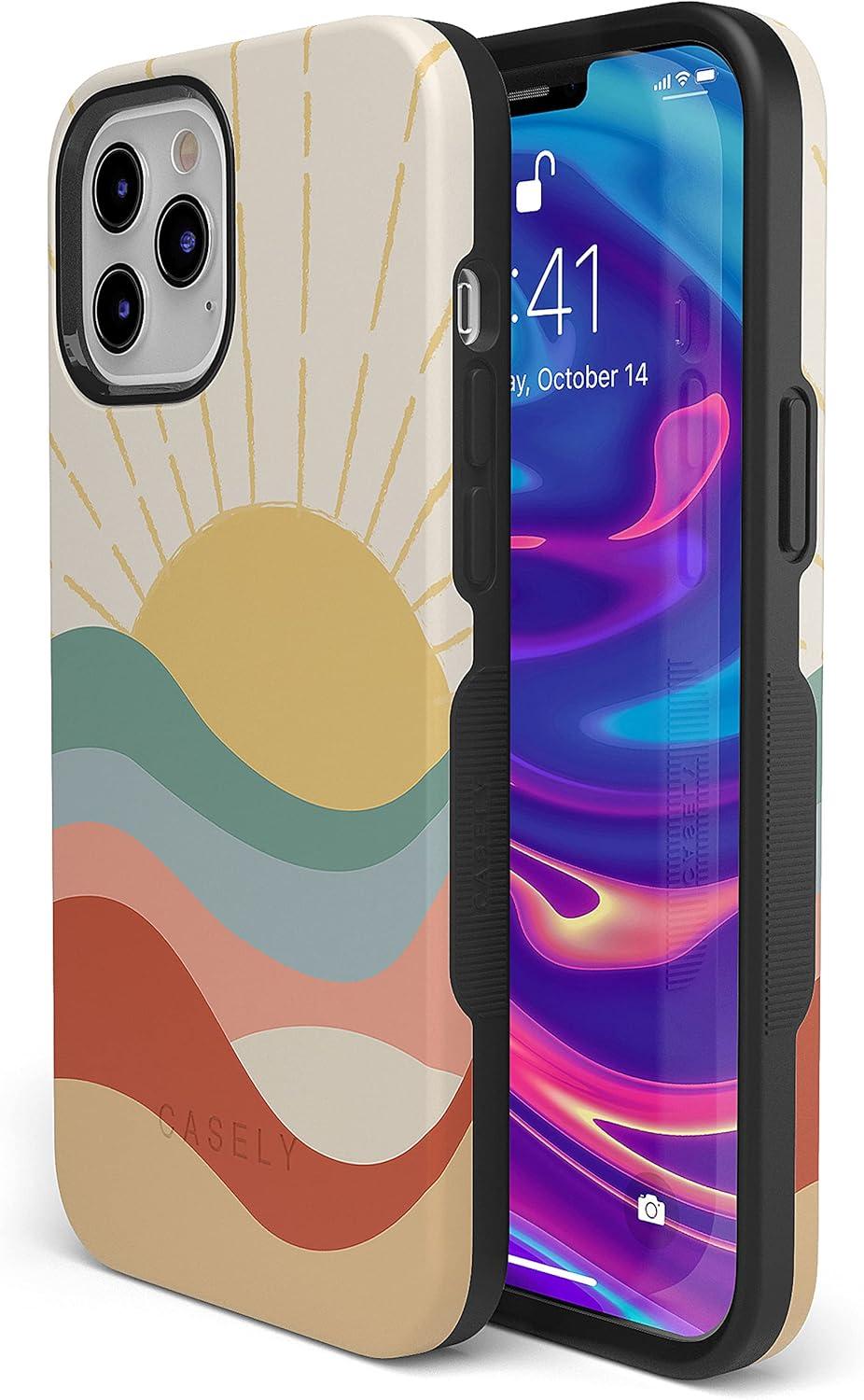 imageCasely iPhone 11 Pro Max Case  Outside The Lines  Crayola Marker CaseHere Comes the Sun  Colorblock Sunset