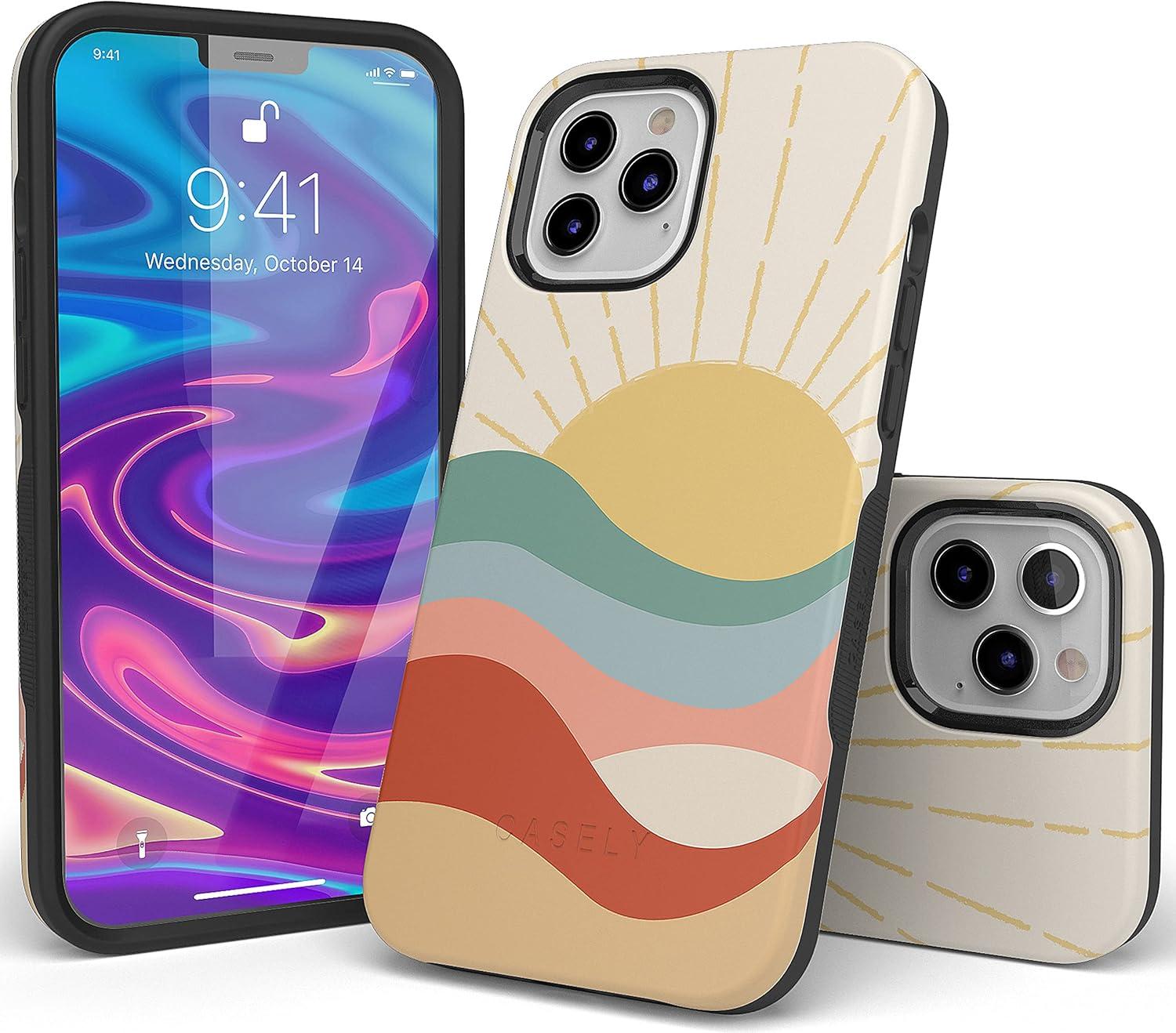 imageCasely iPhone 11 Pro Max Case  Outside The Lines  Crayola Marker CaseHere Comes the Sun  Colorblock Sunset