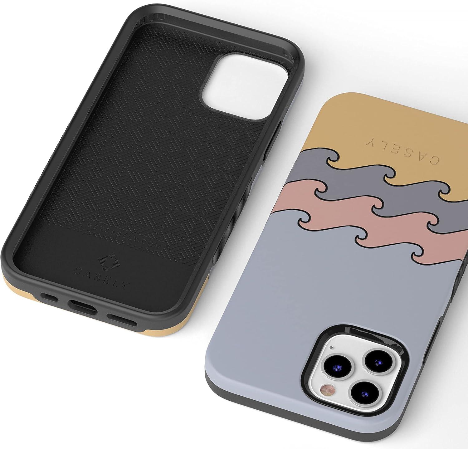 imageCasely iPhone 11 Pro Max Case  Outside The Lines  Crayola Marker CaseHigh Tide Layered Ocean Waves