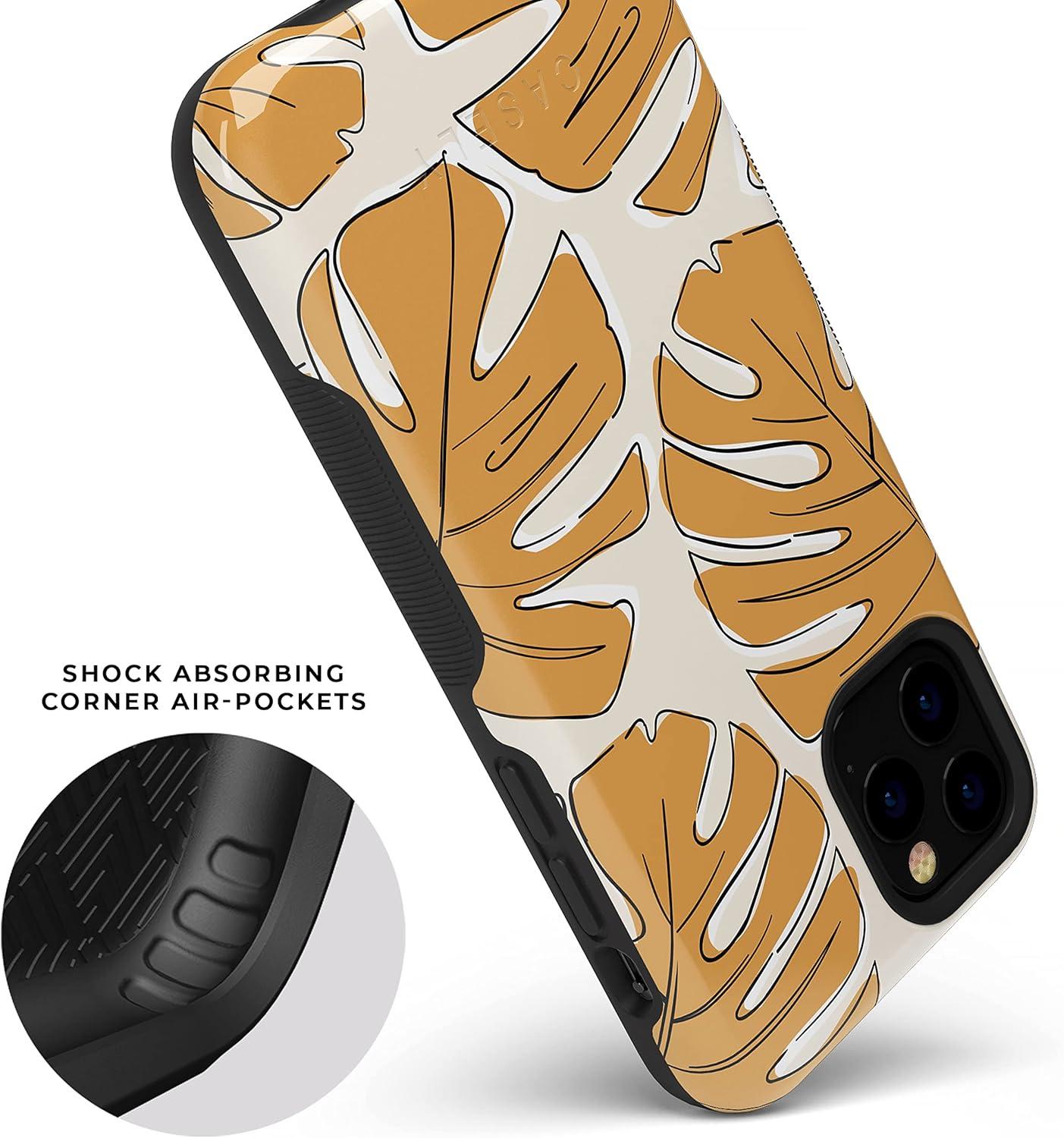 imageCasely iPhone 11 Pro Max Case  Outside The Lines  Crayola Marker CaseIsland Time  Tropical Leaves Floral