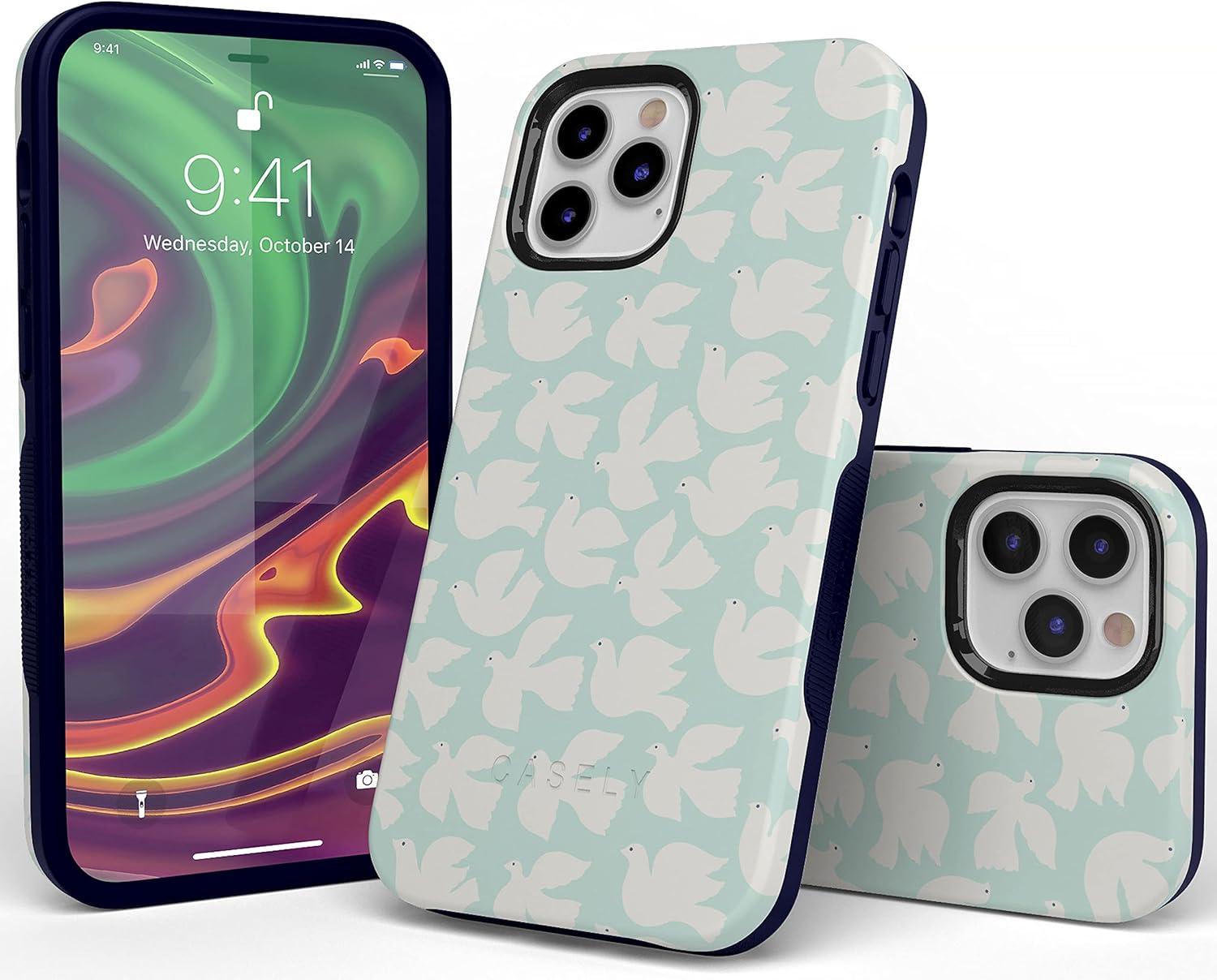 imageCasely iPhone 11 Pro Max Case  Outside The Lines  Crayola Marker CaseLove Birds  White Doves