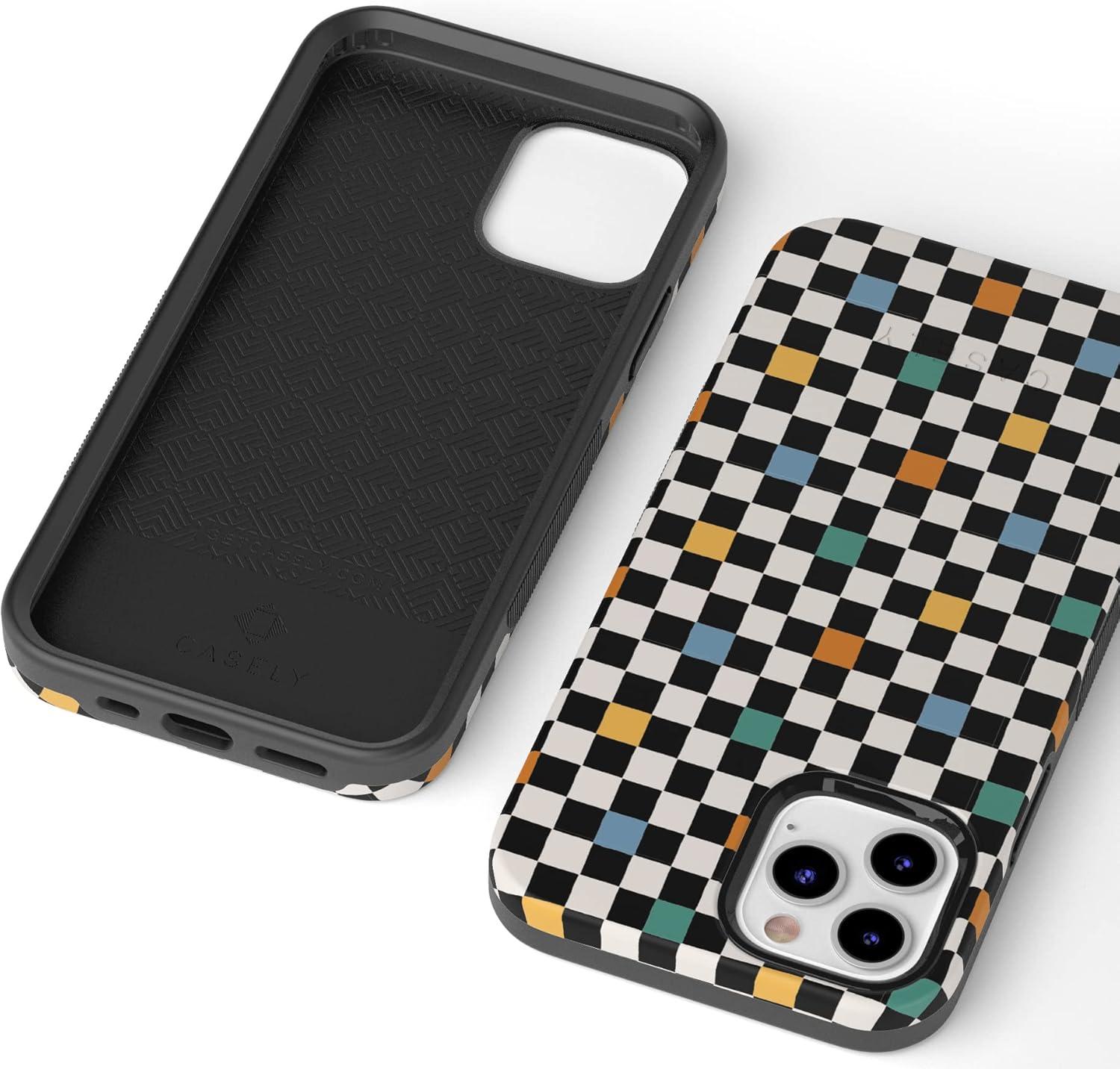 imageCasely iPhone 11 Pro Max Case  Outside The Lines  Crayola Marker CaseOld Skool  Retro Checkerboard
