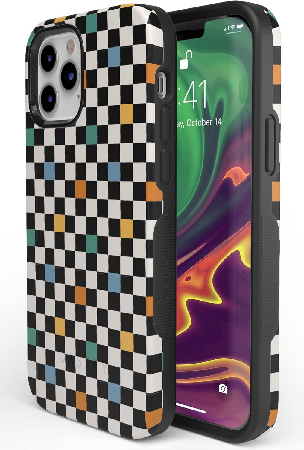 imageCasely iPhone 11 Pro Max Case  Outside The Lines  Crayola Marker CaseOld Skool  Retro Checkerboard