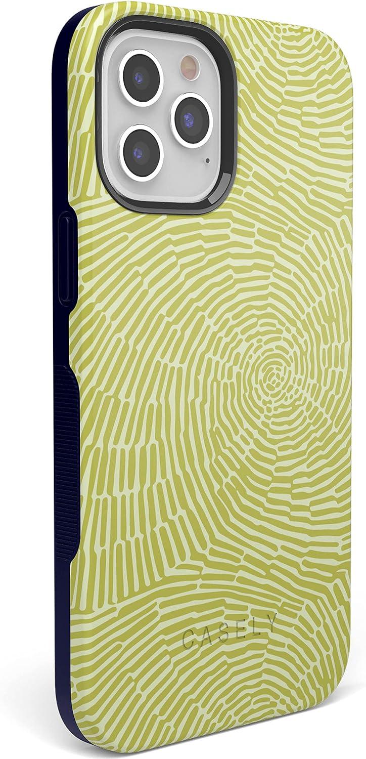 imageCasely iPhone 11 Pro Max Case  Outside The Lines  Crayola Marker CaseSwirl Away  Tea Green Geometric