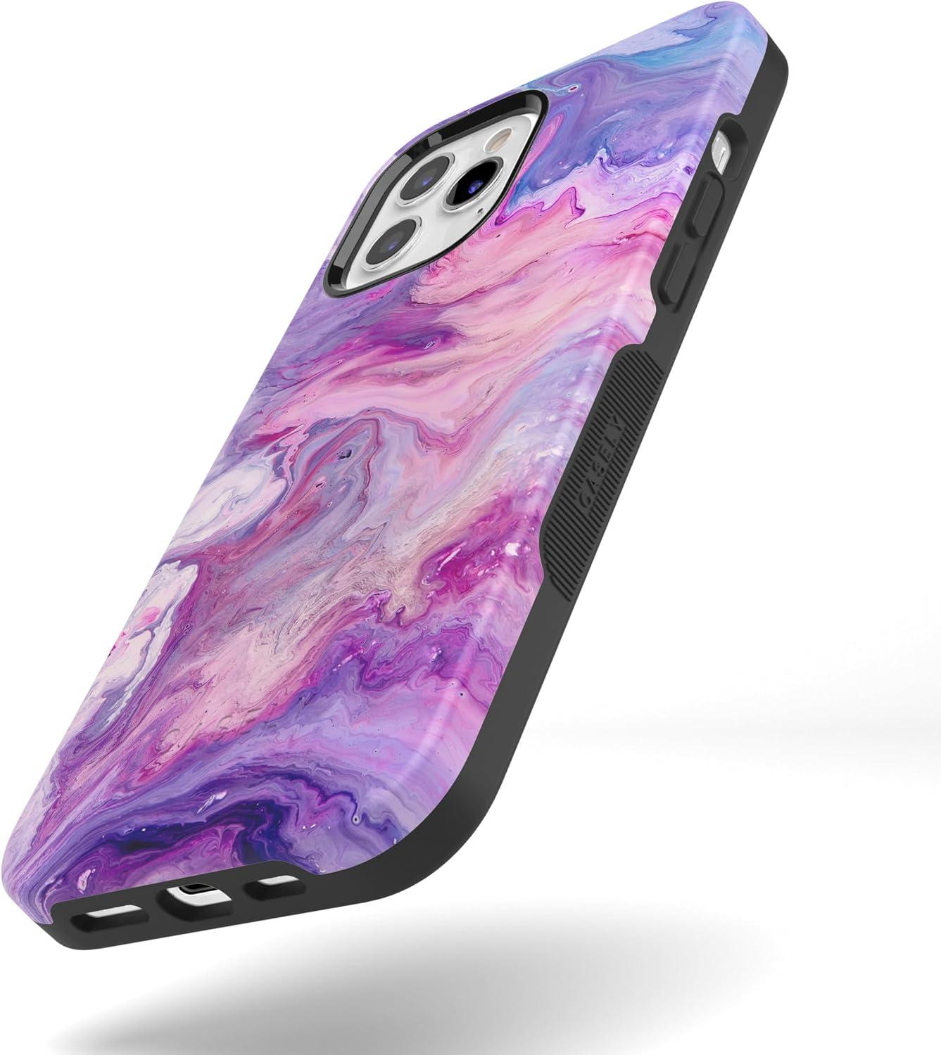 imageCasely iPhone 11 Pro Max Case  Outside The Lines  Crayola Marker CaseTie Dying Over You Purple Marble