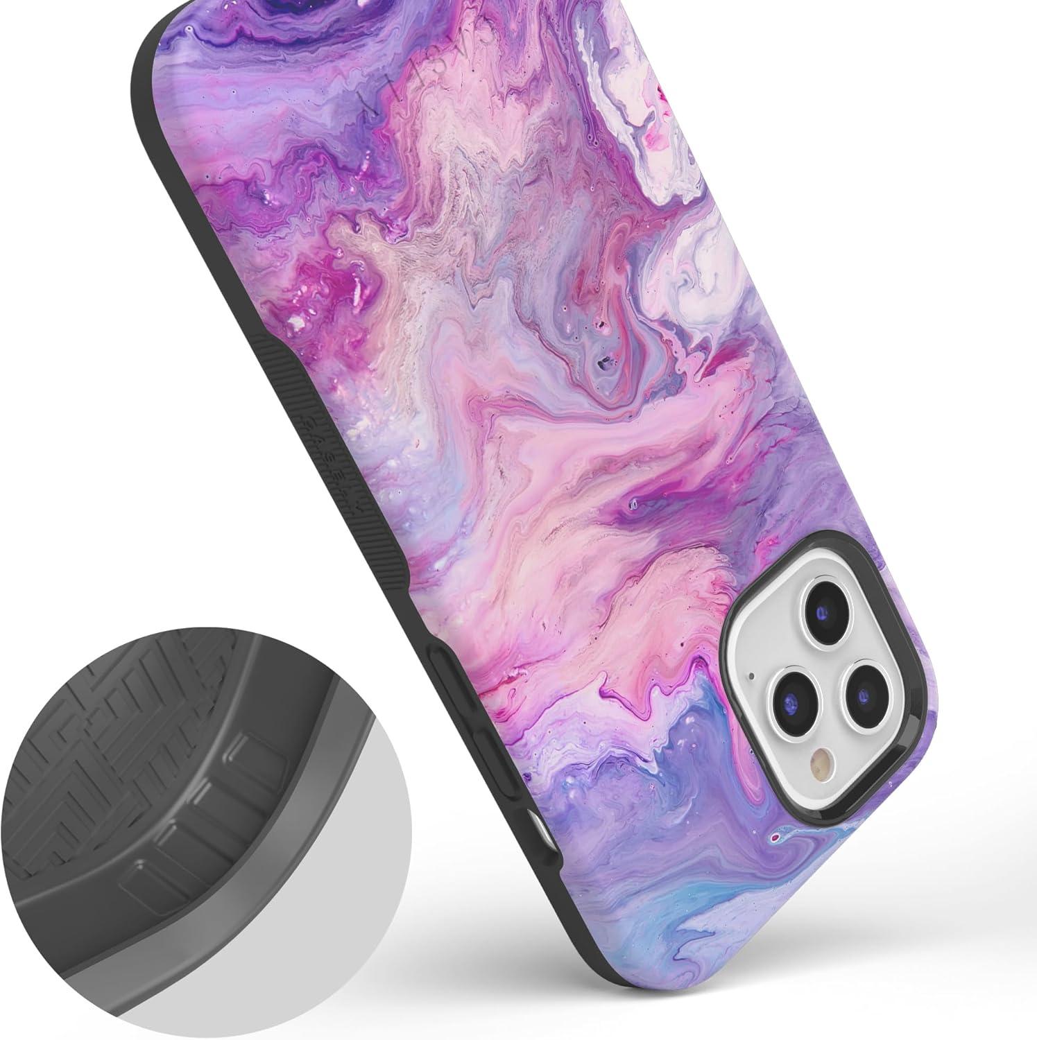 imageCasely iPhone 11 Pro Max Case  Outside The Lines  Crayola Marker CaseTie Dying Over You Purple Marble