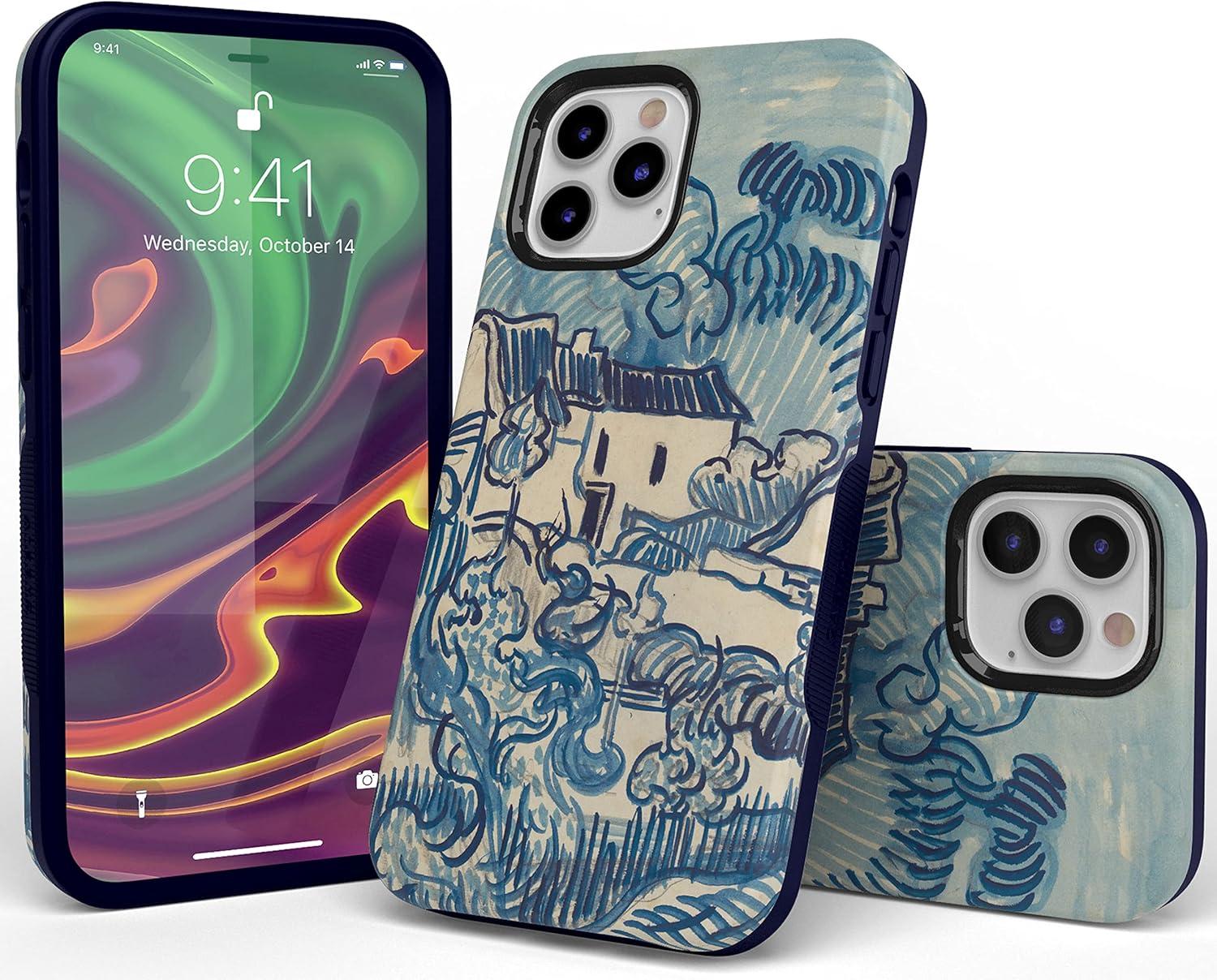 imageCasely iPhone 11 Pro Max Case  Outside The Lines  Crayola Marker CaseVan Gogh  Landscape With Houses