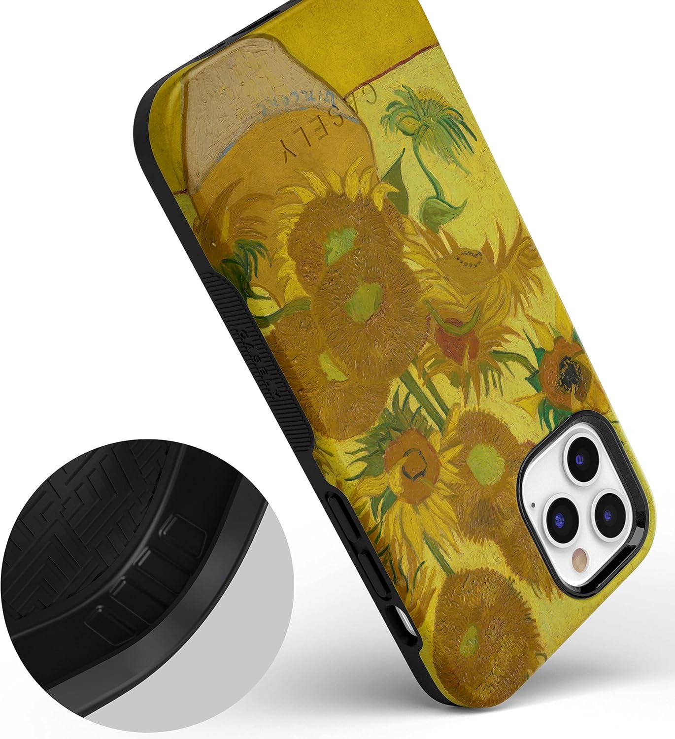 imageCasely iPhone 11 Pro Max Case  Outside The Lines  Crayola Marker CaseVan Gogh  Sunflowers  Floral