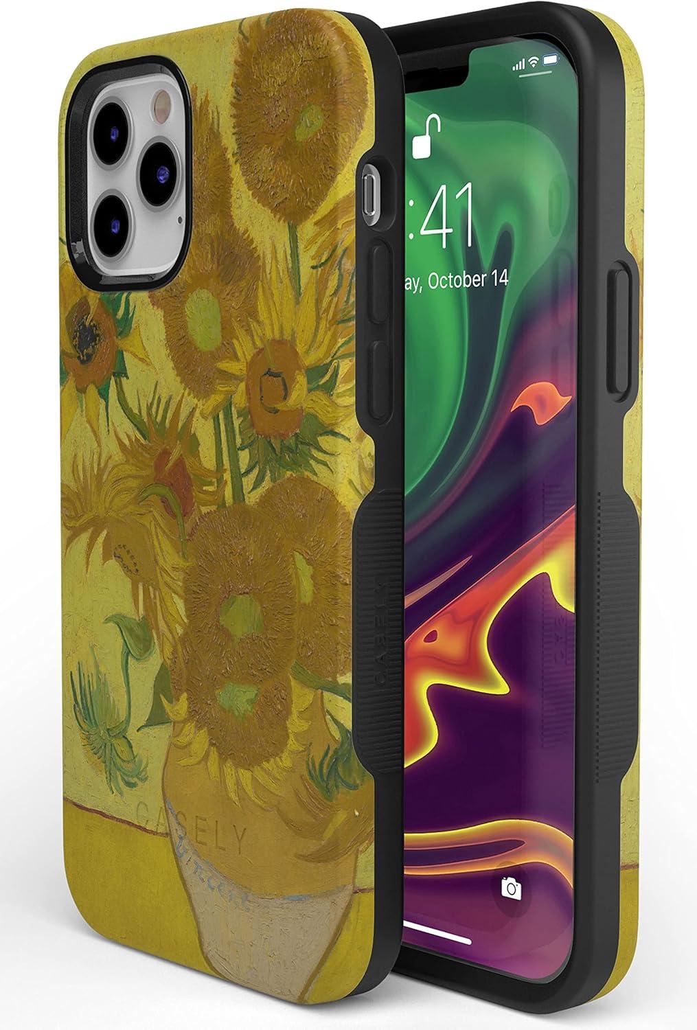 imageCasely iPhone 11 Pro Max Case  Outside The Lines  Crayola Marker CaseVan Gogh  Sunflowers  Floral