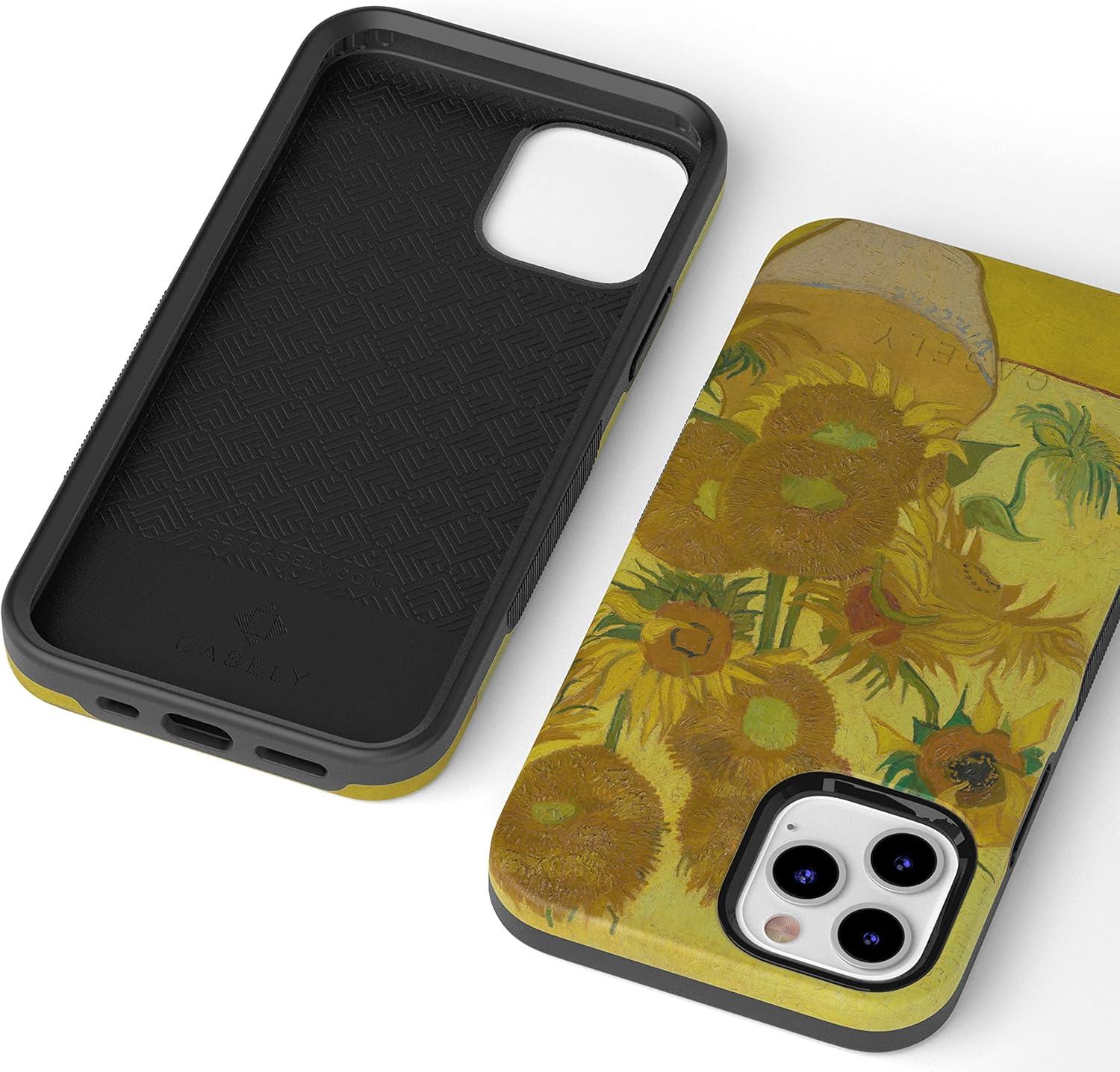 imageCasely iPhone 11 Pro Max Case  Outside The Lines  Crayola Marker CaseVan Gogh  Sunflowers  Floral