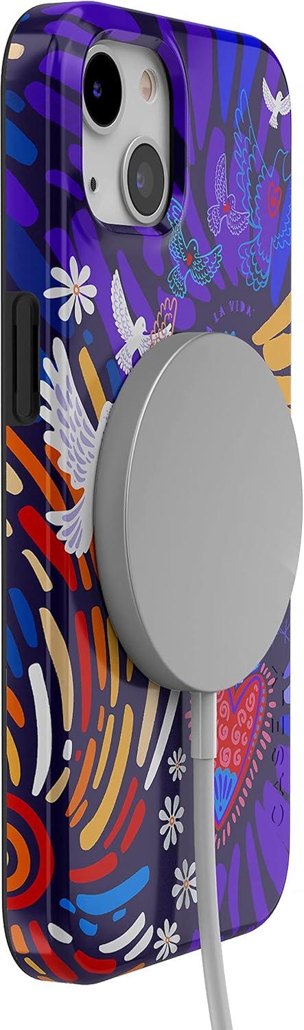 imageCasely iPhone 13 SunThemed Case  Colorblock Sunset Sunrise Pattern  Drop Test Certified amp Camera Lens Protection16 Frida Kahlo  Viva La Vida  Floral Collage