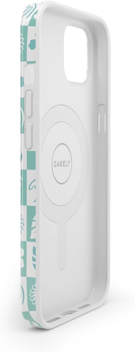 imageCasely iPhone 13 SunThemed Case  Colorblock Sunset Sunrise Pattern  Drop Test Certified amp Camera Lens ProtectionPura Vida  Coastal Checkers