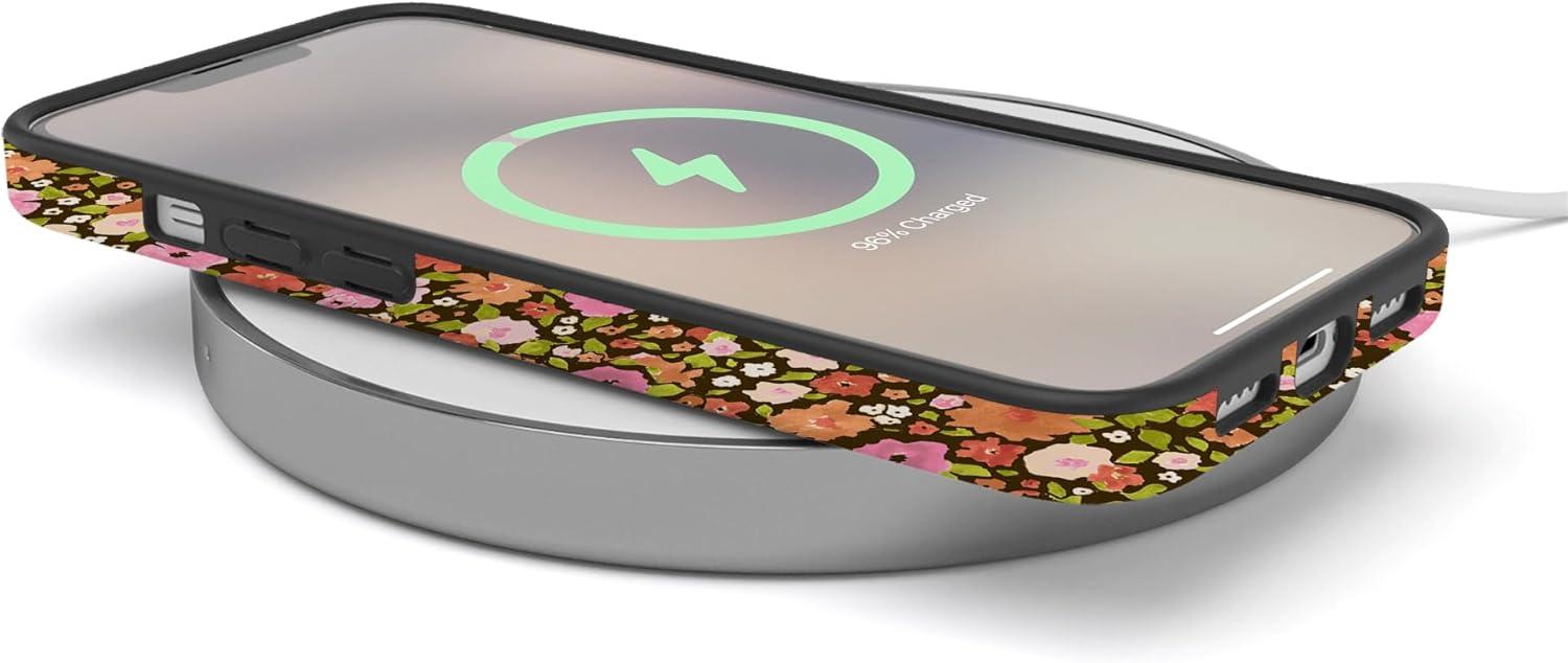 imageCasely iPhone 13 SunThemed Case  Colorblock Sunset Sunrise Pattern  Drop Test Certified amp Camera Lens ProtectionRustic Roses  Boho Bouquet