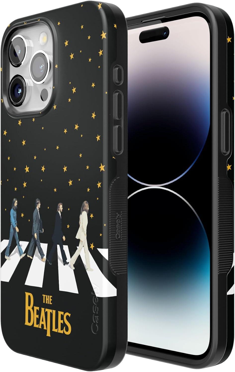 imageCasely iPhone 15 Pro Case  Keep It Classic  Crayola Crayon Box  Bold Protective Design  Compatible with MagSafeBeatles  Night Walk  Abbey Road