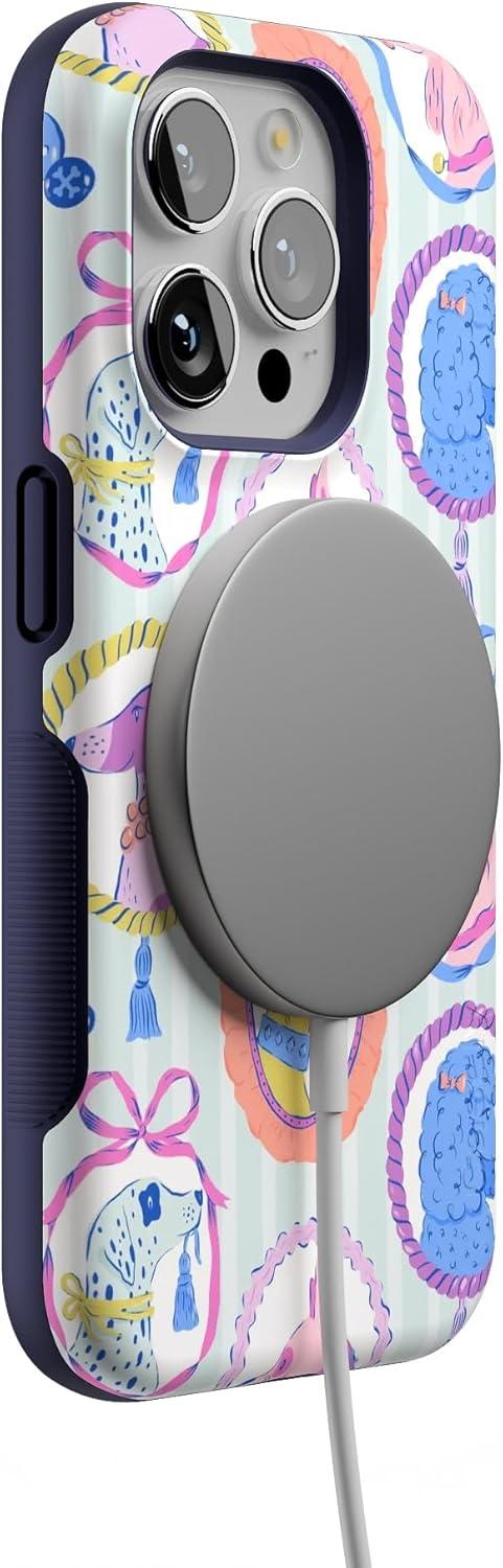 imageCasely iPhone 15 Pro Case  Keep It Classic  Crayola Crayon Box  Bold Protective Design  Compatible with MagSafeChateau Pups  French Dog