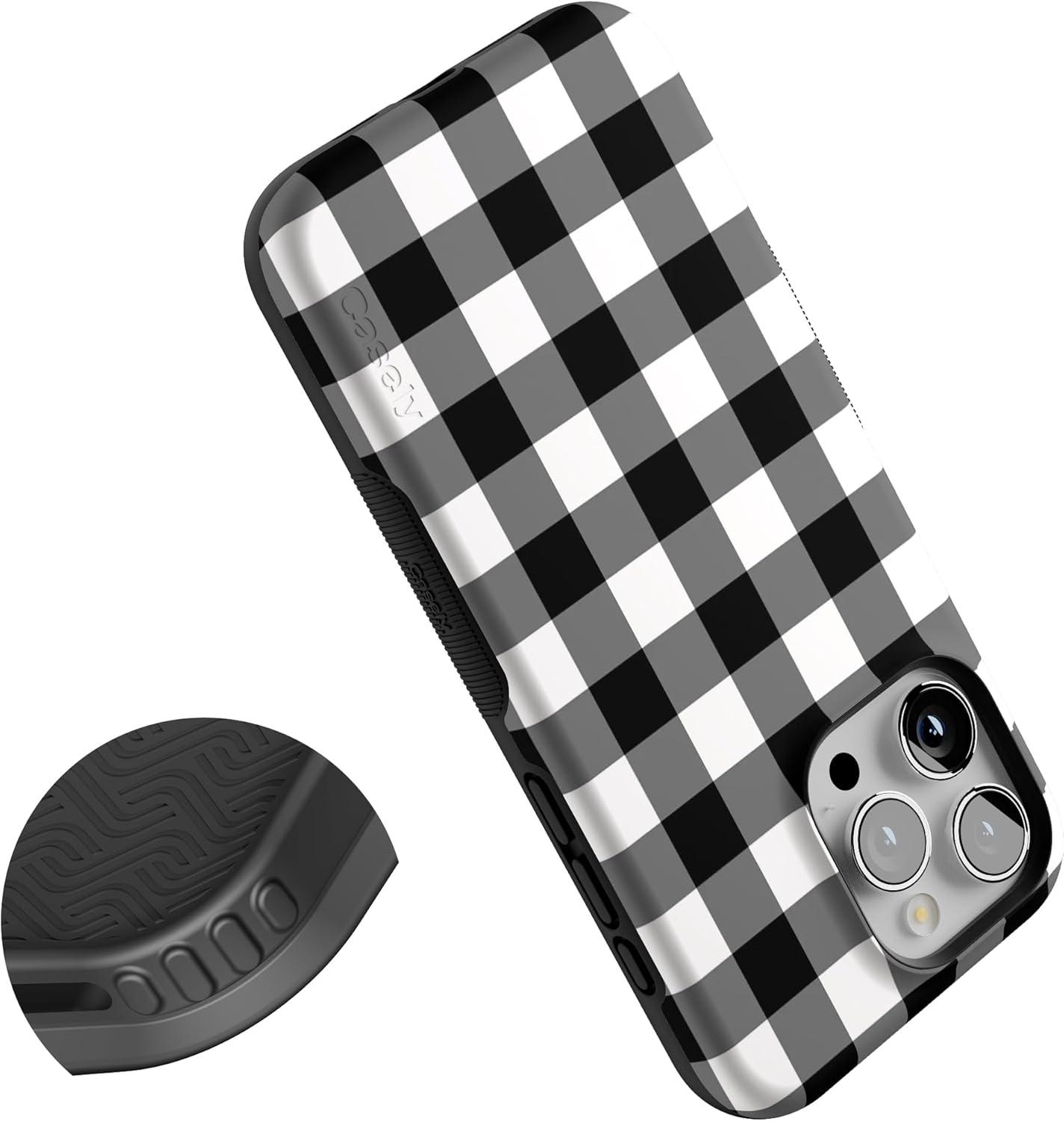 imageCasely iPhone 15 Pro Case  Keep It Classic  Crayola Crayon Box  Bold Protective Design  Compatible with MagSafeCheck Me Out  Checkerboard