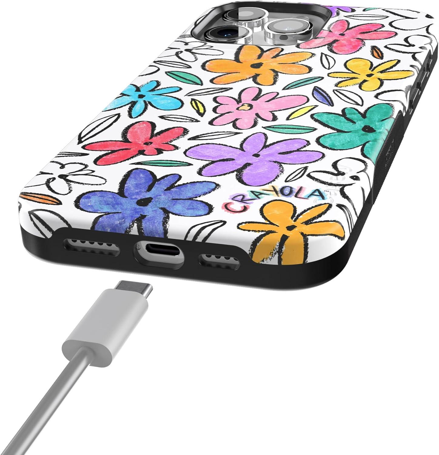 imageCasely iPhone 15 Pro Case  Keep It Classic  Crayola Crayon Box  Bold Protective Design  Compatible with MagSafeCrayola  Outside the Lines  Crayola Marker