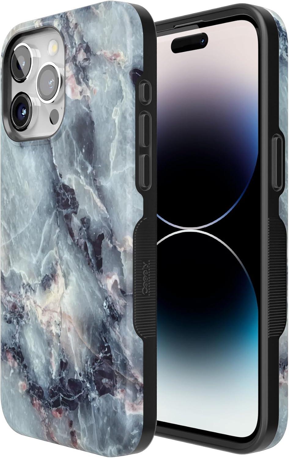 imageCasely iPhone 15 Pro Case  Keep It Classic  Crayola Crayon Box  Bold Protective Design  Compatible with MagSafeDeep Sea  Blue Marble