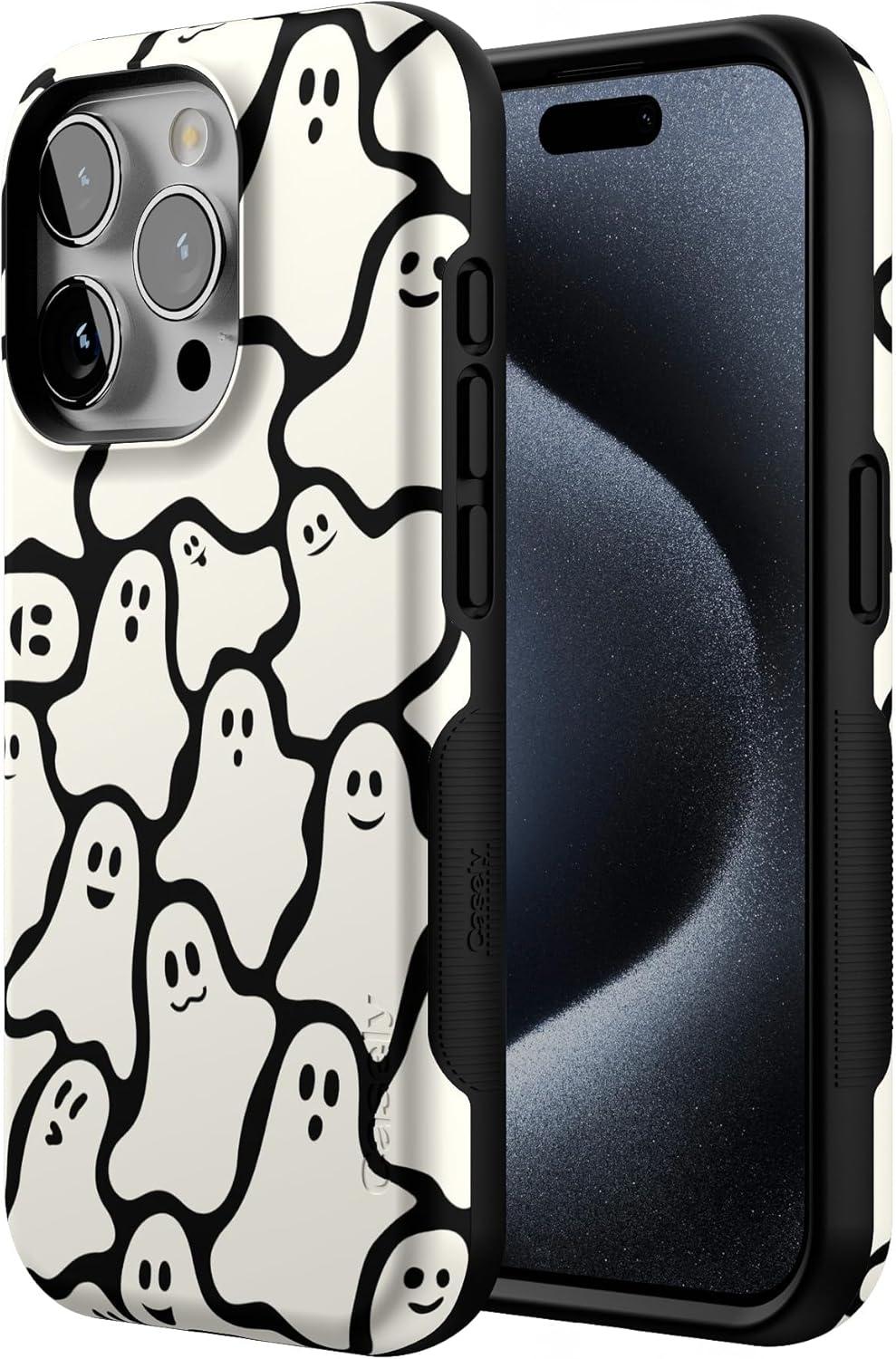 imageCasely iPhone 15 Pro Case  Keep It Classic  Crayola Crayon Box  Bold Protective Design  Compatible with MagSafeDont Ghost Me  Halloween
