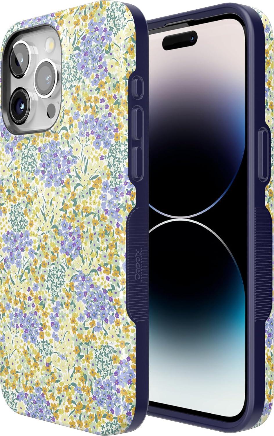 imageCasely iPhone 15 Pro Case  Keep It Classic  Crayola Crayon Box  Bold Protective Design  Compatible with MagSafeDream Garden  Cottagecore