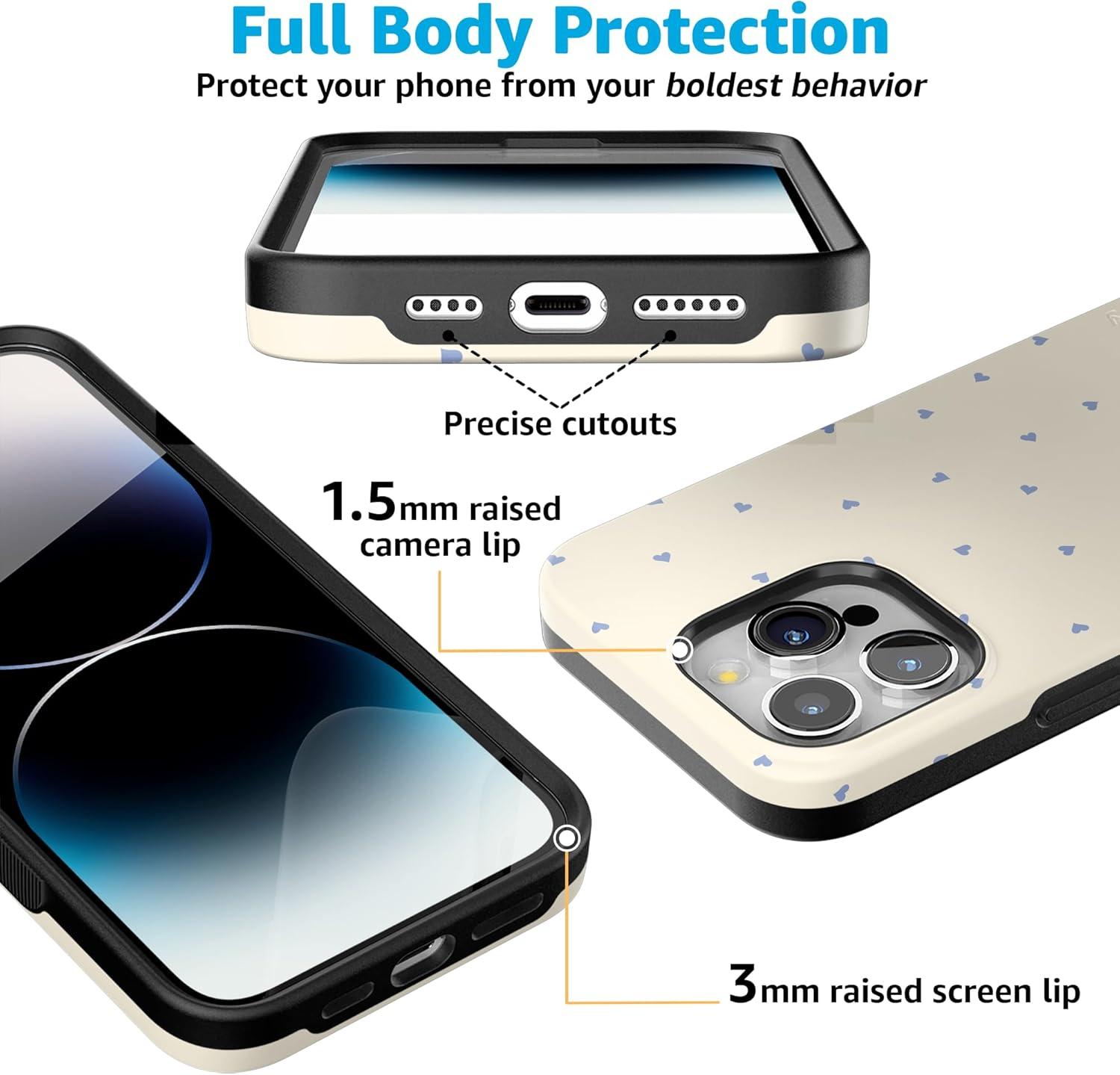 imageCasely iPhone 15 Pro Case  Keep It Classic  Crayola Crayon Box  Bold Protective Design  Compatible with MagSafeIm Yours  Tiny Hearts